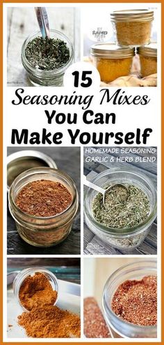 the top ten homemade seasoning mixes you can make yourself