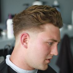 Curly Hair Slicked Back, Mens Fades, Short Slicked Back Hair, Mens Slicked Back Hairstyles, Hair Slicked Back, Slick Back Haircut, Low Taper, Curly Hair Fade, Fade Cut