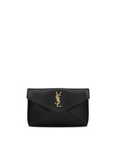 Saint Laurent Cassandre Small Envelope Pouch in Lambskin Ysl Cassandra, Envelope Pouch, Small Envelope, Small Envelopes, Designer Accessories, Birthday Wishes, Accessories Design, Saint Laurent, Pick Up