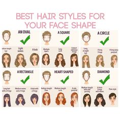 Rectangle Face Shape, Rectangle Face, Haircut For Face Shape, Long Face Shapes, Diamond Face Shape, Face Shape Hairstyles, Homemade Facials, Diamond Face, Oval Face Shapes