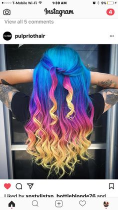 Reverse Pansexual Flag, Pansexual Pride, Have the Purple where the yellow is, change them around and you got yourself a Pansexual Flag Hair Dye. Anting Manik, Hair Dyed, Cute Hair Colors, Pulp Riot, Hair Color Shades