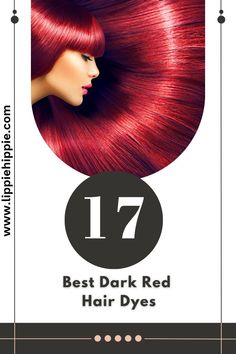 Whatever the specific shade, red looks exquisite on many skin tones and always captures attention because of how glowy and fiery it looks.Many women with more common hair colors, like brown or blonde, often get tempted to change up their shade to something more electrifying and sexy, like red.That’s why many top hair brands have developed red hair dyes. And among them, a silky dark red is one of the most popular colors. Dark Red Hair Dye, Manic Panic Vampire Red, Unique Hair Color, Vibrant Red Hair, Revlon Colorsilk, Best Hair Dye, Hair Color Unique, Dyed Red Hair, Hair Dyes