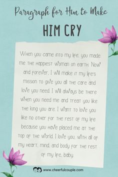 Cute Preview Message of Romantic Paragraph for Him to Make Him Cry Poem For Him, Love Paragraphs For Him, Love Paragraph, Letter For Him, Paragraphs For Him, Letters To Boyfriend, Messages For Boyfriend, Cute Quotes For Him