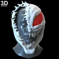 Venom Lethal Protector, Venom Costume, We Are Venom, Venom 2018, Video Game Artist, 3d Printer Designs, 3d Printing Projects, Cool Masks, Cosplay Diy