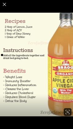 Apple Cider Vinegar Health Benefits, Apple Cider Vinegar Health, Vinegar Diet, Slim Down Drink, Apple Cider Vinegar Drink, Resep Diet, Healthy Drinks Smoothies, Diet Drinks, Fat Loss Drinks