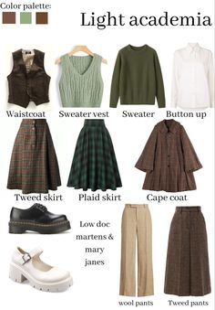 Skirt Styling, Academia Outfits, Elegante Casual, Skirt Sets, Light And Dark, Light Academia, Modest Fashion Outfits, Mode Inspo