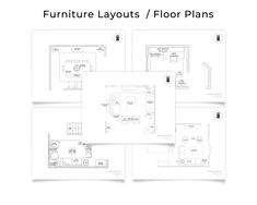 the floor plan for furniture layouts / floor plans