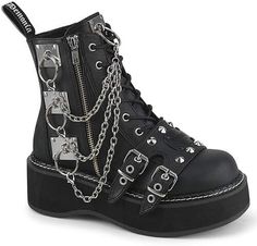 EMILY-57 Women's Platform Boots Goth Boots, Oxford Platform, Dare To Be Different, Gothic Outfits