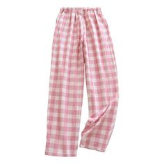 Spring/Summer Checkered Pajama Pants Women's Pants Loose And Comfortable Large Size Outwear Four Seasons Home Furnishings Women's Cartoon Home Pants Material: Knitting Cotton Color: as the picture shows, (Due to the difference between different monitors, the picture may have slight color difference. , Thank you!) Package weight: 180g Package size: 0x0x0cm,(Please allow 1-3mm error due to manual measurement. .) Size chart: Size:M Waist:100cm/39.37'' :99cm/38.98'' Length:98cm/38.58'' Size:L Waist: Pink Pajamas Women, Pink Checkered Pants, Comfy Cute Clothes, Pink Cotton Summer Pants, Pajama Pants Outfit For School, Cute Stuff To Buy, Checkered Pajama Pants, Checkered Pajamas, Cute Pajama Pants