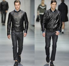 Ermanno Scervino 2014 Spring Summer Mens Runway Collection - Milan Italy Catwalk Fashion Show: Designer Denim Jeans Fashion: Season Collections, Runways, Lookbooks and Linesheets Guys Style, Cap Toe Shoes, Old Western, Italian Fashion Brands, Leather Outerwear