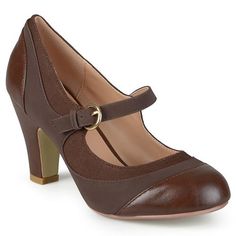 Brown Mary Janes, Womens Tweed, Chunky Heel Pumps, Womens Mary Janes, Round Toe Pumps, Platform Mary Janes, Buckled Heels, Platform Heels Chunky, Mary Jane Pumps