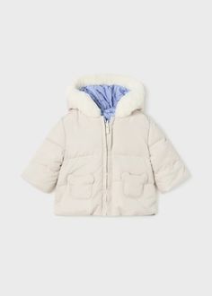 Keep your little one warm and cozy this winter with the Mayoral Reversible Puffer Jacket for Baby Boy. This stylish winter blue jacket reverses to white for two distinct looks, and is made of 100% Polyester for maximum warmth and comfort. It also features a zipper closure and hood, making it the perfect winter essential. Reversible Puffer Jacket, Toddler Wearing, Winter Blue, Reversible Coat, Beige Shorts, Winter Blues, Boy Blue, Christmas Items, Winter Essentials