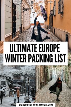 the ultimate europe winter packing list