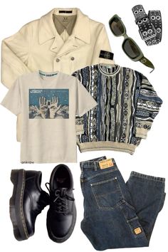 Grunge Core Outfits Men, Alexcore Clothes, Men’s Thrifted Outfits, Clothing Ideas Men, Different Fashion Styles Types List, Autumn Outfits, Cool Fits, Outfits Men