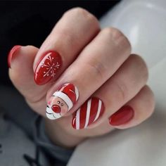 24pcs Gold Powder Christmas Fake Nails Snowflake Design False Nails Art Full Cover Waterproof Christmas Fake Nails, Nail Art Stripes, Nail Type, Striped Nails, Nails Red, Nail Length, Girls Nails, Stick On Nails