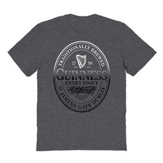 He'll love the look and feel of this Men's Guinness James Gate Graphic Tee. He'll love the look and feel of this Men's Guinness James Gate Graphic Tee. FEATURES Crewneck Short SleevesFABRIC & CARE Cotton Machine wash Imported Size: XXL. Color: Grey. Gender: male. Age Group: adult. Art Study, Tractor Supply, Guinness, Graphic Tee Shirts, Mens Graphic Tee, This Man, Printed Design, Tractor, Gate