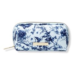 Blue Butterfly Floral Pencil Case - BLUE BUTTERFLY FLORAL PENCIL CASEFeaturesOne zippered compartment - Blue Butterfly Floral Pencil Case Blue Rectangular Cosmetic Bag For Personal Use, Blue Rectangular Case For Personal Use, Portable Blue Pouch Wallet, Rectangular Blue Pencil Case With Zipper, Blue Rectangular Pencil Case With Zipper, Blue Rectangular Pencil Case With Zipper Closure, Portable Blue Pencil Case Pouch, Blue Portable Rectangular Case, Portable Blue Cases For Personal Use