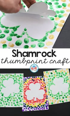 this shamrock craft is perfect for st patrick's day