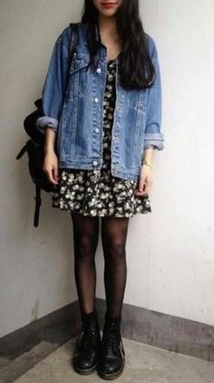 Hipster Girl Outfits, Dr Martens Outfit, Doc Martens Outfit, Hipster Girls, Hipster Grunge, Fashion 90s