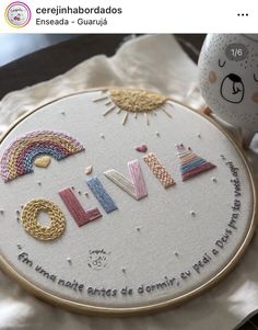 a cross stitch pattern with the word love written in it