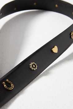 Buckle up for the newest outfitting must-have featuring trendy Western icons. | Western Icon Belt by Anthropologie in Black, Women's, Size: XS, Leather Western Icons, Trendy Belts, Womens Belt, Western Accessories, Western Belt Buckles, Western Belts, Black Belt, Belts For Women, Belt Buckles