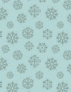 a blue background with snowflakes on it