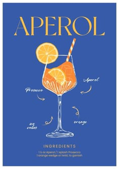 Aperol Spritz Cocktail Recipe Art print-Skudaboo Italy Aperol Spritz, Aperol Spritz Print, Aperol Spritz Aesthetic, Aperol Spritz Poster, Hugo Spritz, Aperol Spritz Recipe, Italian Drinks