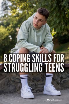 8 Healthy Coping Skills for Teens | Adolescence brings biological, physical, and emotional changes in boys and girls alike, and the addition of social pressures and social media can make it a very overwhelming time for teenagers and their parents. If your teen is angry and withdrawn, exhibits excessive worry, can't focus, and struggles with emotional regulation, this post is a great resource. We're sharing common signs your teen is struggling and how to teach healthy coping strategies. Add Coping Strategies, Coping Strategies For Teens, How To Cope With Emotions, Emotional Regulation For Teens, Coping Skills Activity For Teens, Anger Coping Skills, Self Regulation Strategies, Healthy Coping Skills, Behavior Interventions