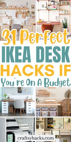 the best ikea desk hacks if you're on a budget checklist