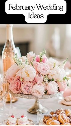 charming February wedding idea Winter Reception Ideas, February Wedding Flowers, Rose Themed Wedding, Winter Reception, Wedding February, Weddings On A Budget, Rose Wedding Theme