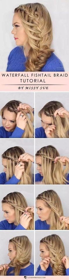 Not only does a nice braid keep your hair out of your face, but it also adds a fun “twist” to your everyday look. Wrap a small rubber band around each braid just above the point you want to cut it Big Braid Hairstyles, Easy Braid Tutorial, Big Braid, Wear A Headband, Braid Your Own Hair, Ponytails Braids, Step Ideas, Braids Step By Step, Hair Clips 90s