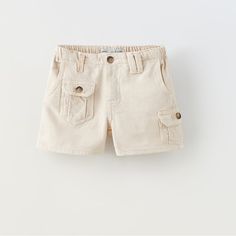 Size 6 Zara Girl, Boy Shorts, Short Girls, Kids Bottoms, Cargo Shorts, Zara, Size 6, Cream, Color