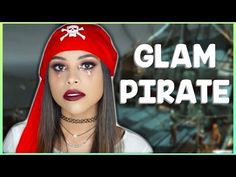 Womens Pirate Makeup, Pirate Makeup Tutorial, Pirate Halloween Makeup, Fortune Teller Makeup, Pirate Makeup, Fake Dreadlocks, Pirate Halloween, Halloween Eyes