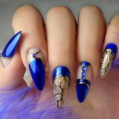 Nagel Tips, Nail Type, Stick On Nails, Artificial Nails, Nail Accessories, Gold Nails, Rhinestone Nails, Stiletto Nails, Boho Stil