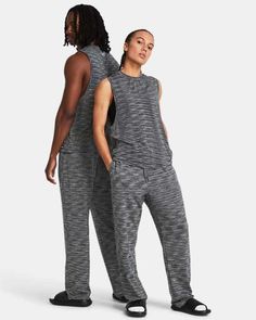 Unisex UA Sleep Uniform Tank Under Armour Apparel, Uniform Pants, Cold Weather Gear, Shirts For Leggings, Plus Size Hoodies, Short Sleeve Cropped Top, Athletic Outfits, Turn Off, Athletic Pants