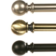 three different types of door handles and knobs