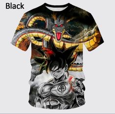 a t - shirt with the image of gohan and his dragon head on it