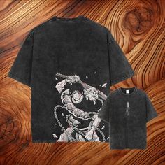 Elevate your style with our Vintage Dark Samurai Graphic T-Shirt. This unique tee features a striking samurai warrior design on a retro washed cotton fabric, perfect for anime fans and streetwear enthusiasts. The intricate artwork showcases a fierce samurai in action, bringing an edgy vibe to your casual wardrobe. Crafted for comfort and durability, this Harajuku-inspired shirt is a must-have for any anime lover. What's Included: 1x Vintage Dark Samurai Graphic T-Shirt 🚚 Swift and Free Delivery Anime Print Crew Neck T-shirt For Cosplay, Cosplay Cartoon Print Short Sleeve T-shirt, Anime Style Short Sleeve T-shirt With Cartoon Print, Anime Style Cartoon Print T-shirt, Anime Style Cartoon Print Short Sleeve T-shirt, Anime Cartoon Print Short Sleeve T-shirt, Anime Print Short Sleeve Shirt, Anime Print Cotton T-shirt, Anime Style Short Sleeve Cosplay T-shirt