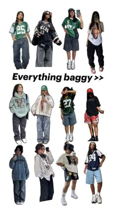 Baggy Fit Ideas, Streetwear Fashion Women Summer 2024, For School Outfits, Casual Outfits Street Style, Baggy Clothes Aesthetic, Sweatshirt Outfits, Baggy Outfit Ideas, Simple Style Outfits