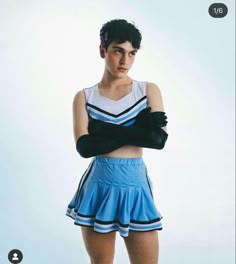 Gay Club Outfit, Cheerleading Skirt, Gay Halloween Costumes, Gay Outfits, Genderqueer Fashion, Boys Wearing Skirts, Boys In Skirts, Guys In Skirts, Cheerleader Skirt