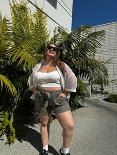 Great layering piece. See through Two pockets on each side. 100% Polyester. Hand wash cold. Imported. Cargo Shorts Outfit, Tall Girl, Curvy Outfits, Linen Shorts, Layering Pieces, Plus Size Tops, Fashion Makeup, Cargo Shorts, Short Outfits