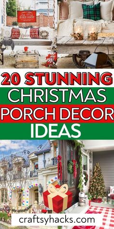 20 stunning christmas porch decor ideas that are easy to make and great for the holiday season