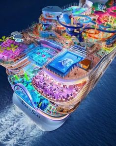 an artist's rendering of the cruise ship that will be built at seaworld