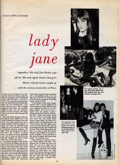 the article is about lady jane