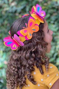 Crown Template, Butterfly Crown, Crown For Kids, Crown Crafts, Butterfly Crafts, Colorful Butterfly, Diy Crafts For Kids Easy, Childrens Crafts, Preschool Art