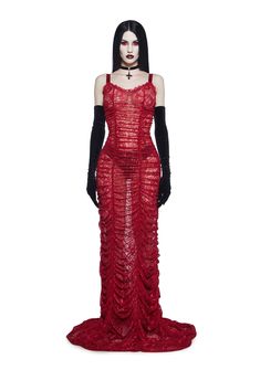 base|red Red Lace Gown, Red Spider Lily, Red Dolls, Ruched Maxi Dress, Lace Maxi, Lace Gown, Lace Maxi Dress, Red Lace, Dolls Kill