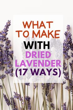 what to make with dried lavender What Can You Do With Lavender, Diy Lavender Spray, What To Do With Dry Lavender, Crafts With Lavender, Homemade Lavender Gifts, Lavender Ideas Diy, Dry Lavender Diy, How To Use Lavender, Lavender Stems Uses