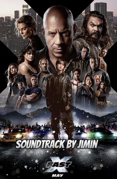 the rock movie poster with many different characters