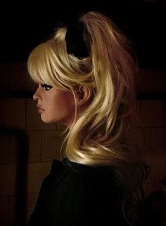 Bridget Bardot Hair, 90s Updo, 60’s Hair, Look Disco, Bardot Hair, Hair Aesthetics, 1960s Hair, 60s Hair, 70s Hair