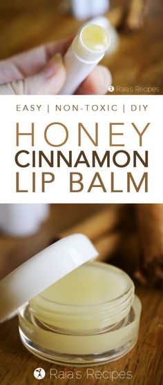 Chapstick Recipe, Homemade Lip Balm Recipe, Diy Honey, Honey Diy, Honey Cinnamon